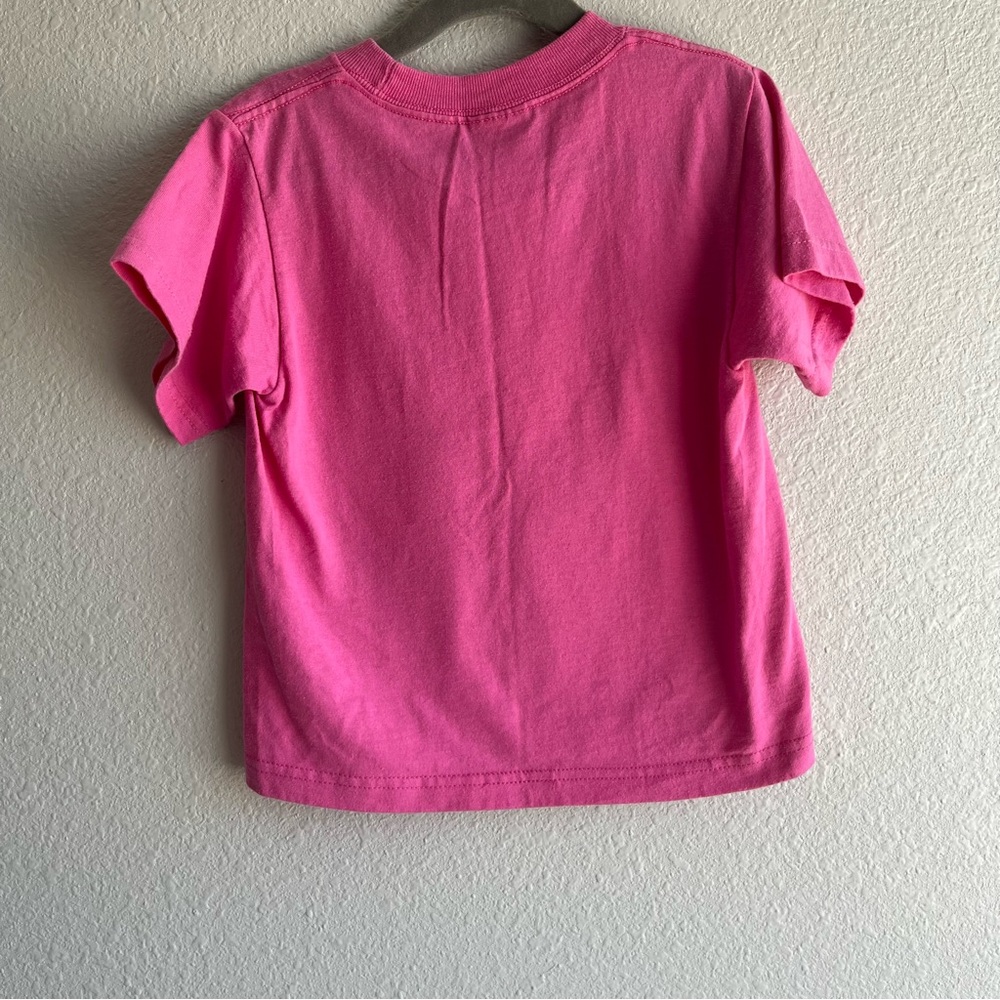 toddler girls short sleeve pink Boston tee - Picture 4 of 4
